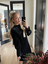 Black Velvet Party Dress